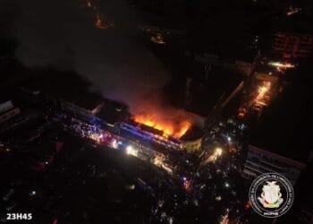 Incendie de Madina : « Le feu est parti d’un poste transformateur peu après son alimentation en électricité »