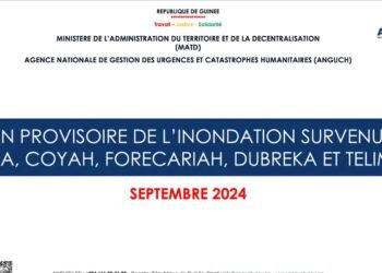 Intempéries en Guinée : le nouveau bilan des inondations