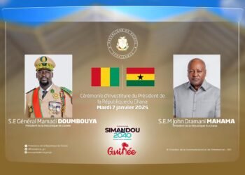 Ghana : le Général Mamadi DOUMBOUYA attendu à l’investiture de John Dramani Mahama ce mardi (communiqué)